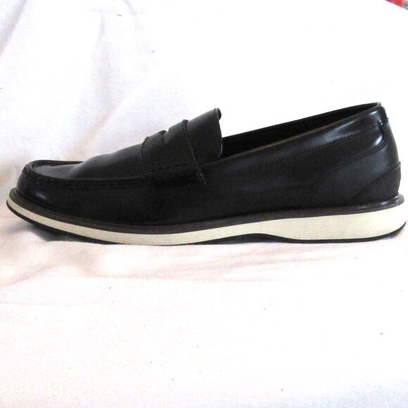 Swims Black  Leather Penny Loafers Size 11 - Excellent Condition
